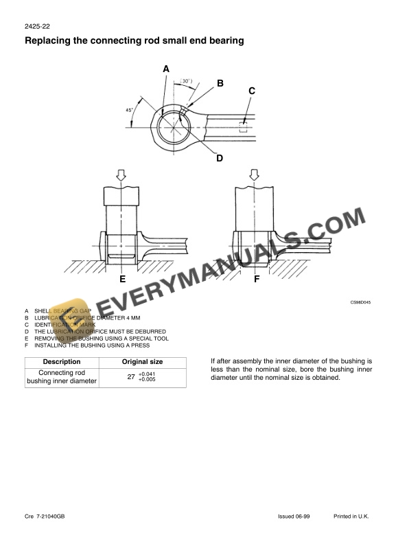Case 50 Hydraulic Excavator Service Manual 7-84390GB-2