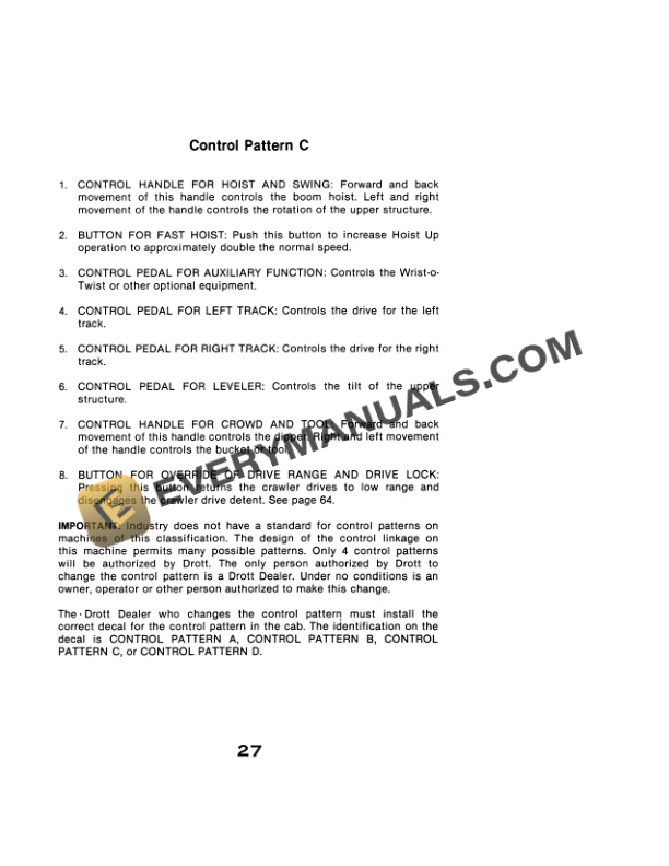 Case 50 Series D Crawler Operator Manual S406235-M1-2