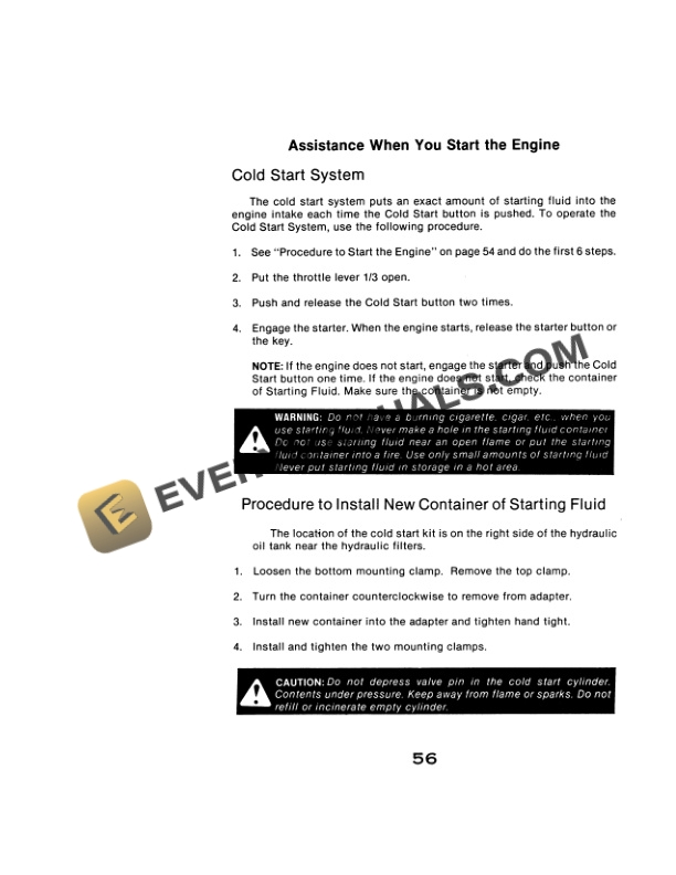 Case 50 Series D Crawler Operator Manual S406235-M1-3