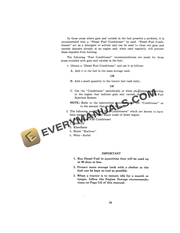 Case 500 Tractor Operator Manual 5676-2