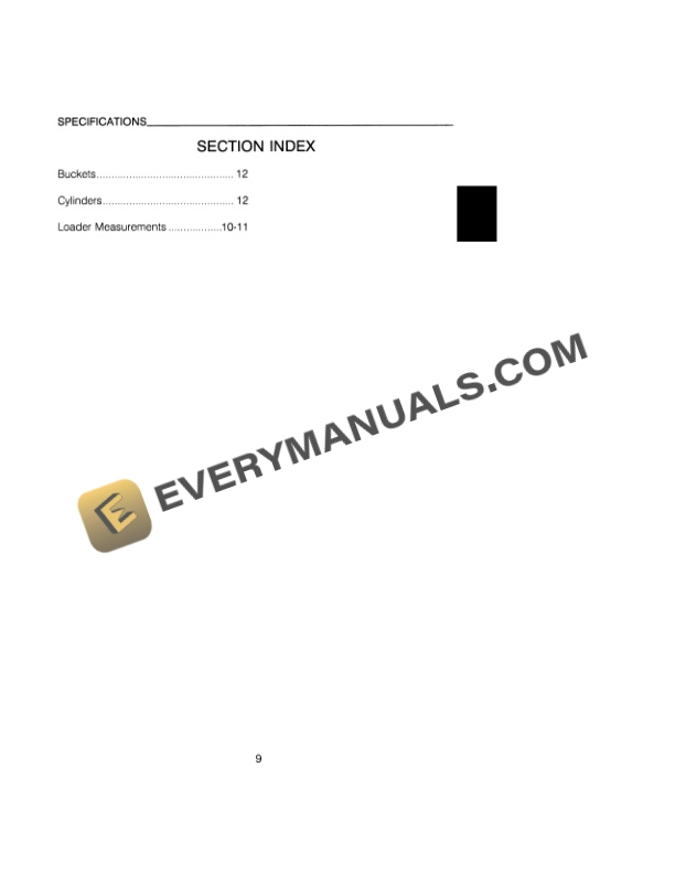 Case 510 Loader Operator Manual 9-16791-2