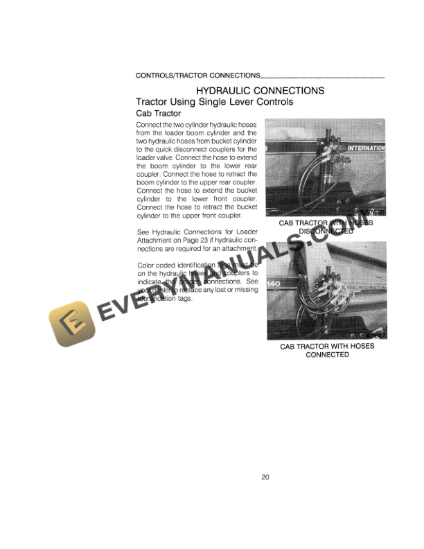 Case 510 Loader Operator Manual 9-16791-3
