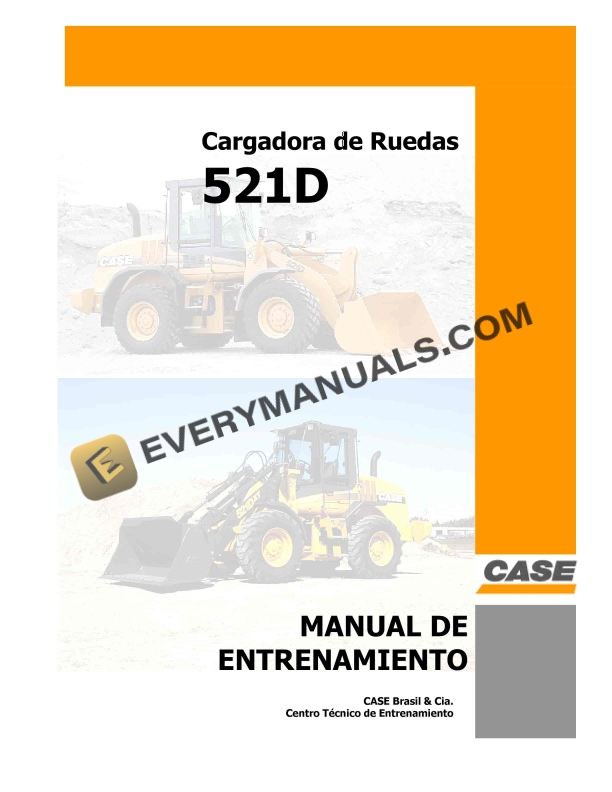 Case 521D Wheel Loader Training Manual ES PDF