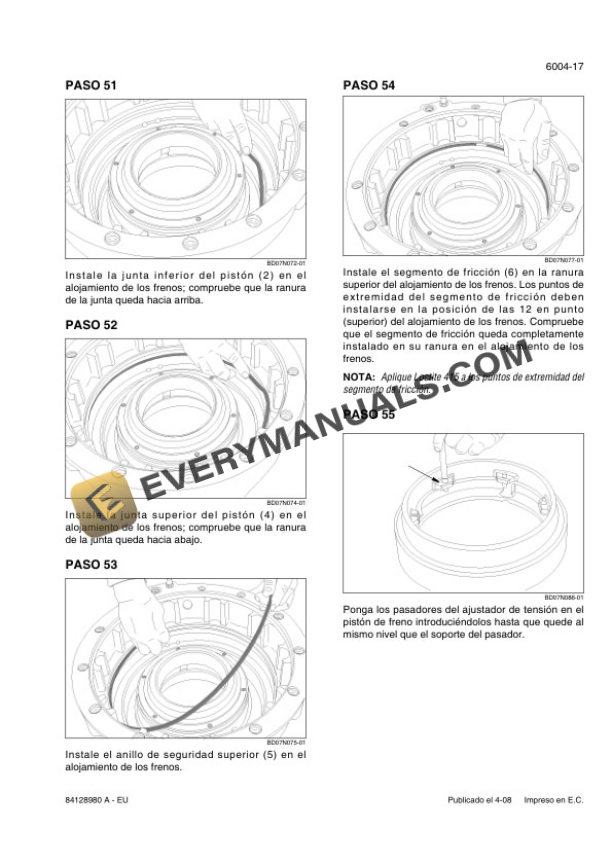 Case 521E Loader Repair Manual 84128980A-EU-4