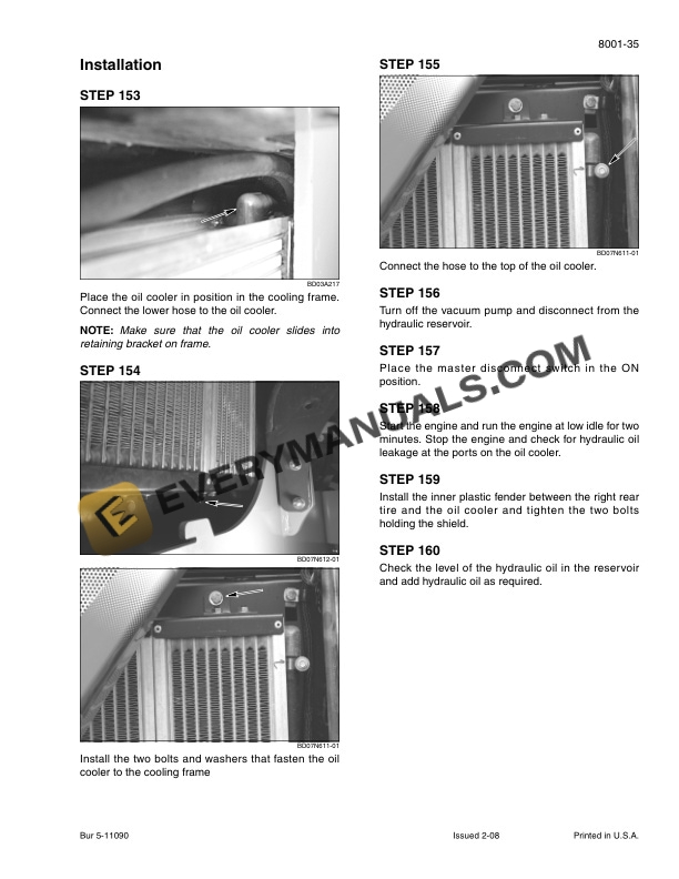 Case 521E Tier 3 Wheel Loader Service Manual 84243970-5