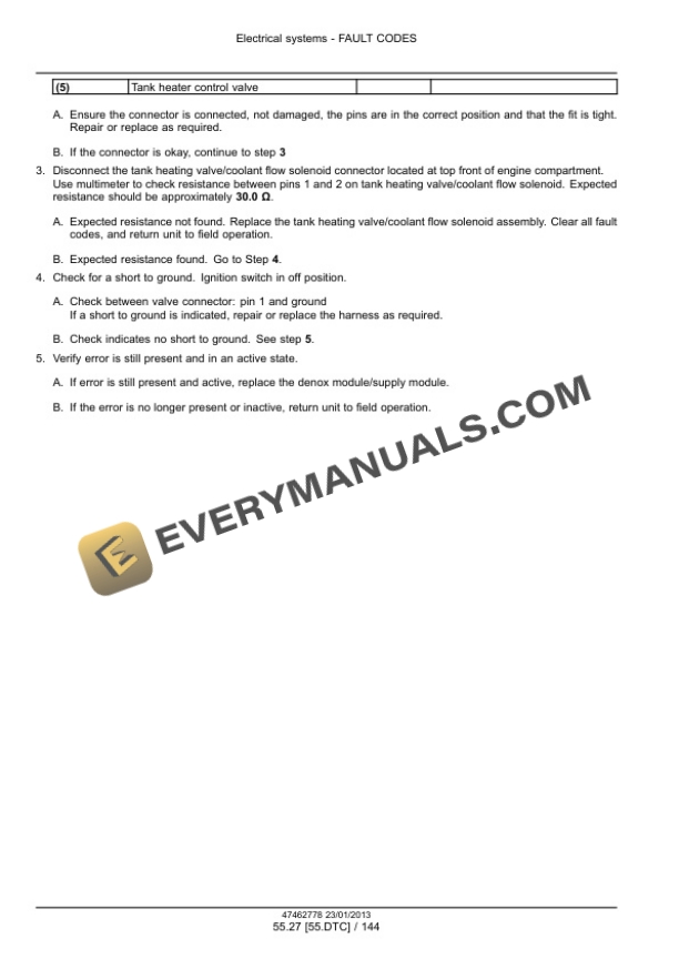 Case 521F Tier 4 Wheel Loader Service Manual 47499077-3
