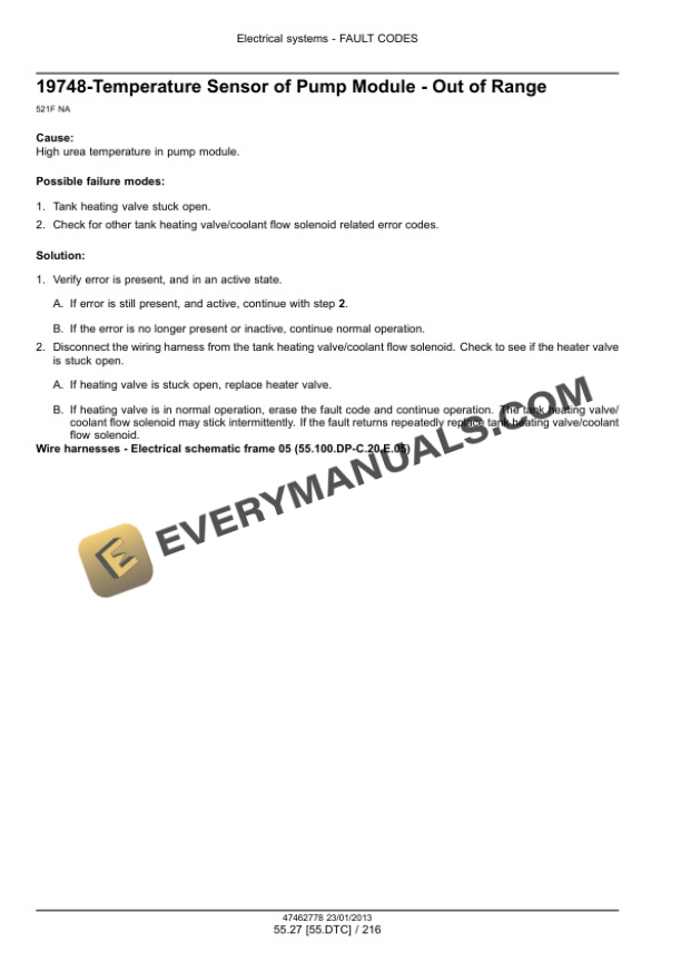 Case 521F Tier 4 Wheel Loader Service Manual 47499077-4