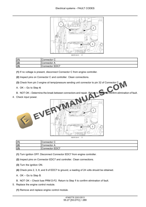 Case 521F Tier 4 Wheel Loader Service Manual 47499077-5