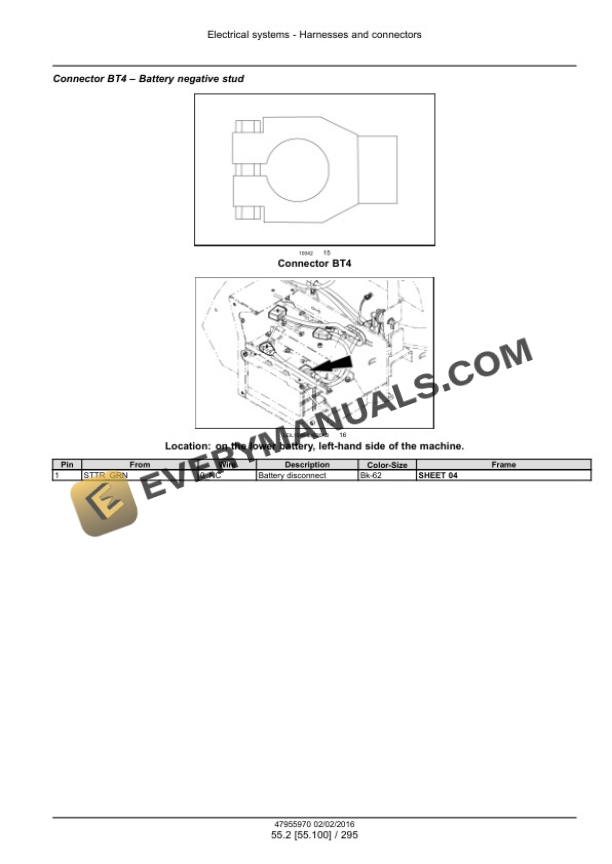 Case 521F Tier 4B (Final) Wheel Loader Service Manual 47979863-5