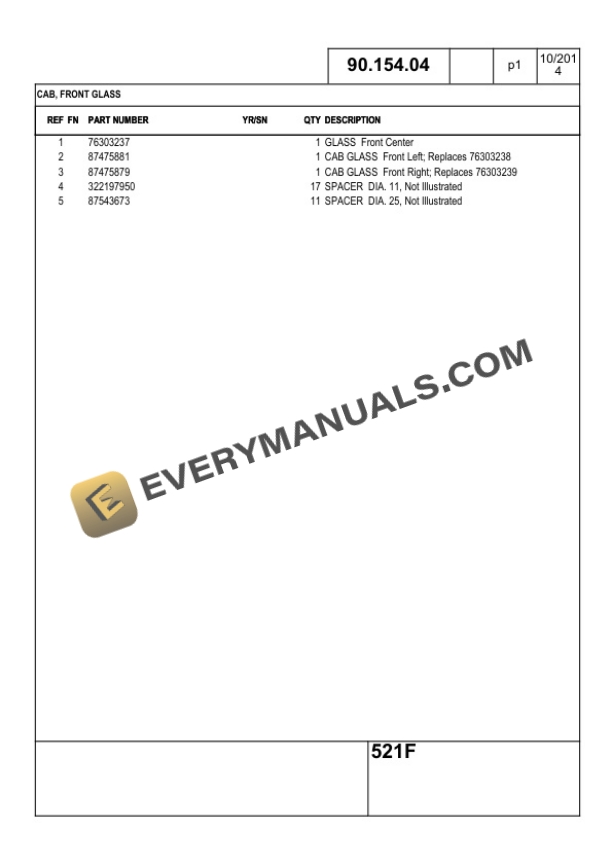 Case 521F Wheel Loader Tier 4 EU Parts Catalog 47781665 PDF 7 Case 521F Wheel Loader Tier 4 EU Parts Catalog 47781665 PDF - Image 5