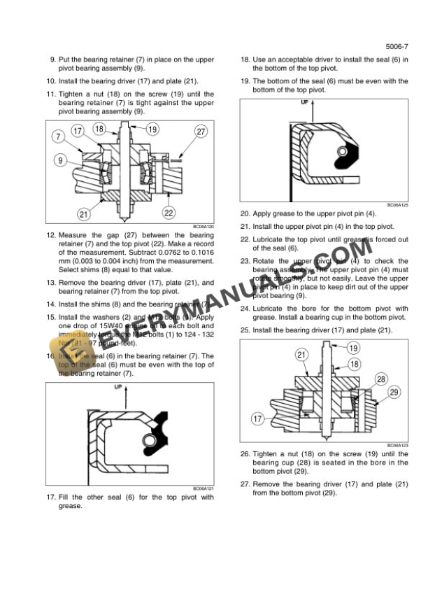Case 521F Wheel Loader Tier II Service Manual 47476327-3