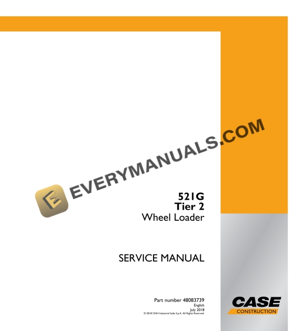 case 521g tier 2 wheel loader service manual 48083739 1