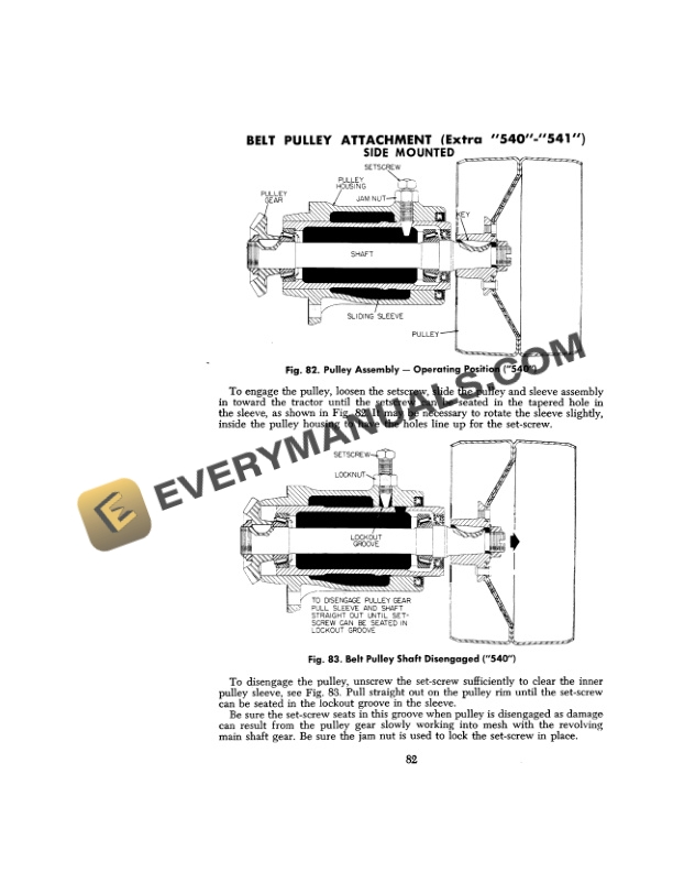 Case 530 Tractor Operator Manual 9-913-4