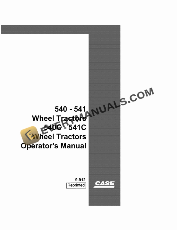Case 540, 540C, 541, 541C Wheel Tractor Operator Manual 9-912 PDF 2 case 540 540c 541 541c wheel tractor operator manual 9 912 1