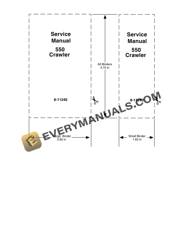 Case 550 Crawler Service Manual 8-13591 PDF