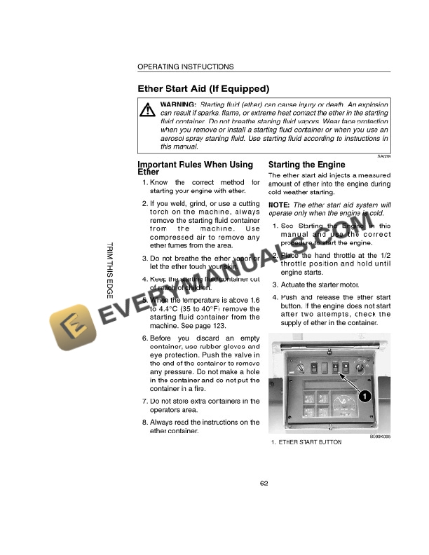 Case 550H Crawler Operator Manual 6-8911-3