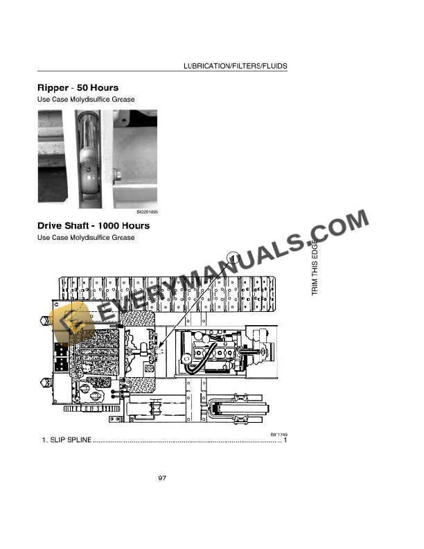 Case 550H Crawler Operator Manual 6-8911-4