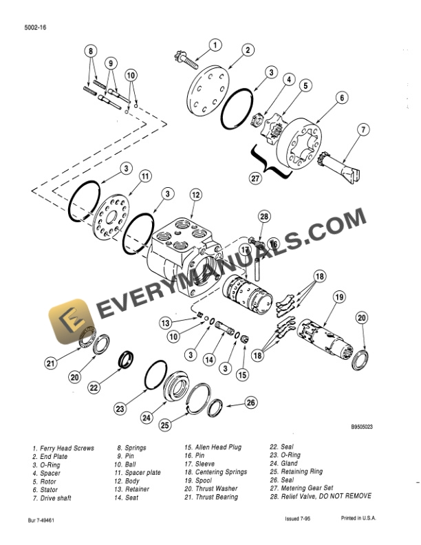 Case 570LXT Loader Landscaper Service Manual 7-50773-3