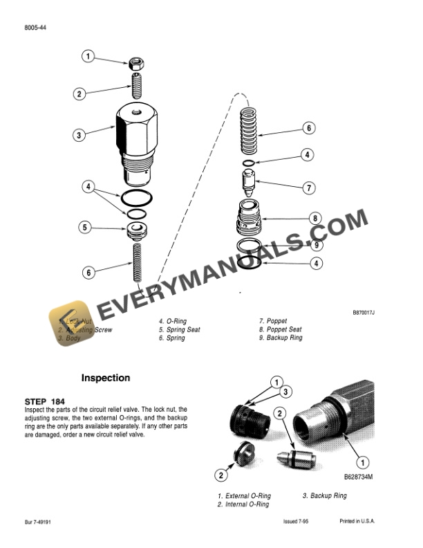 Case 570LXT Loader Landscaper Service Manual 7-50773-5