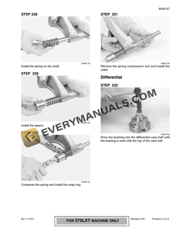 Case 570LXT Series 2 Loader Landscaper Service Manual 7-10411-3