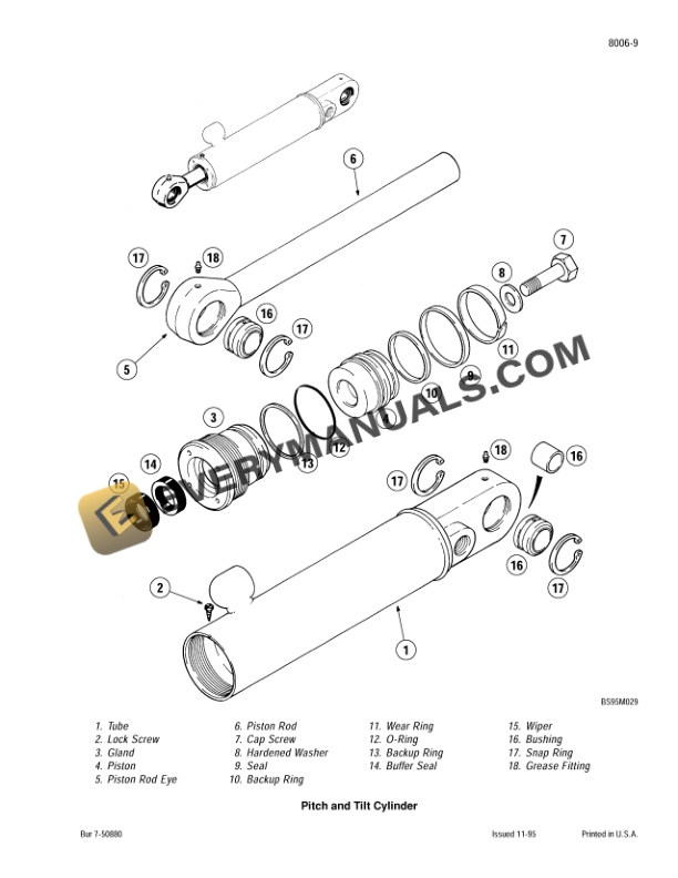 Case 570MXT Loader Landscaper Service Manual 6-43571-5
