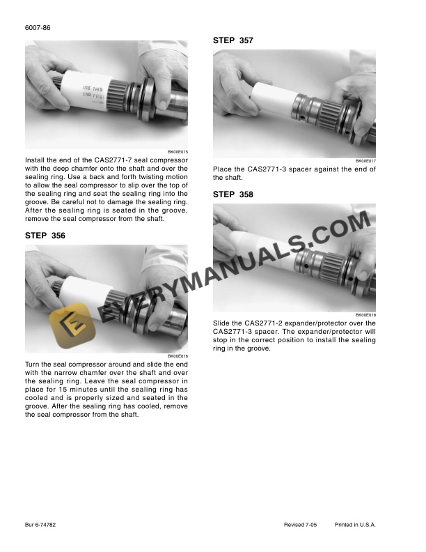 Case 570MXT Series 3 Tier 3 Loader Landscaper Repair Manual 87728463NA-4