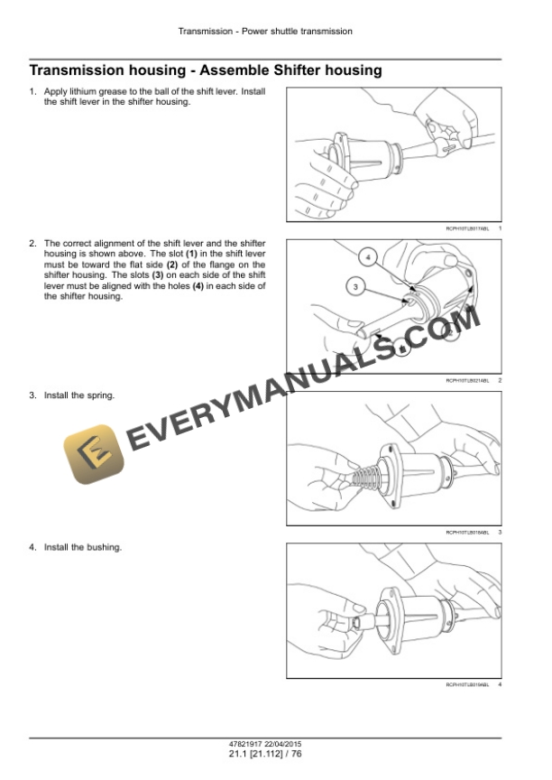 Case 570N EP Tier 4B (Final) Tractor Loader Service Manual 47881780 PDF 6 Case 570N EP Tier 4B (Final) Tractor Loader Service Manual 47881780 PDF - Image 4