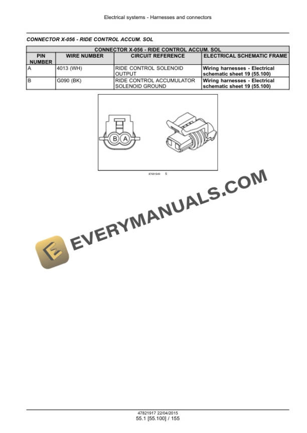 Case 570N EP Tier 4B (Final) Tractor Loader Service Manual 47881783-3