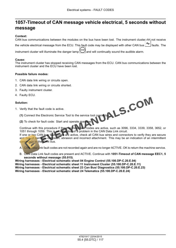 Case 570N EP Tier 4B (Final) Tractor Loader Service Manual 47881784-3