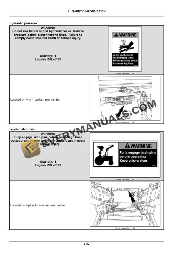 Case 570NXT Tier 4 Tractor Loader Operator Manual 47492950-2