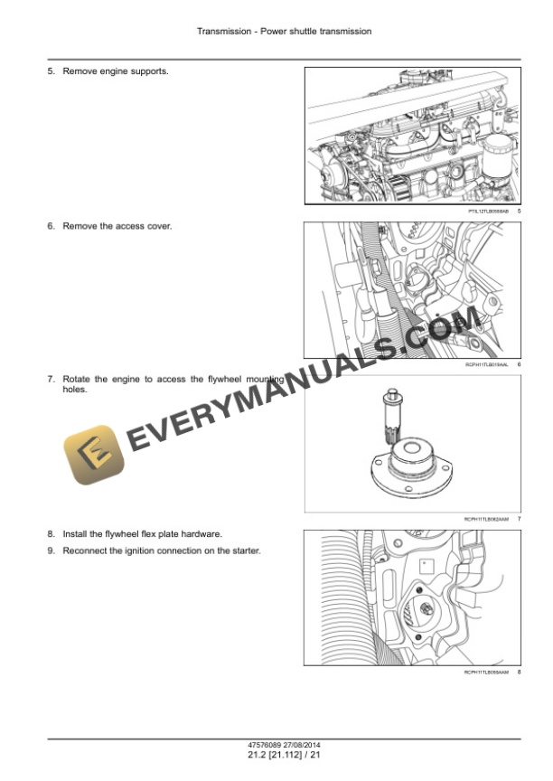 Case 570T Backhoe Loader Service Manual 47576089 PDF 4 Case 570T Backhoe Loader Service Manual 47576089 PDF - Image 2