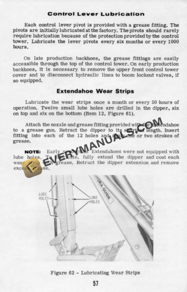 Case 580 CK Series B Loader Backhoe Operator Manual 9-3007-5