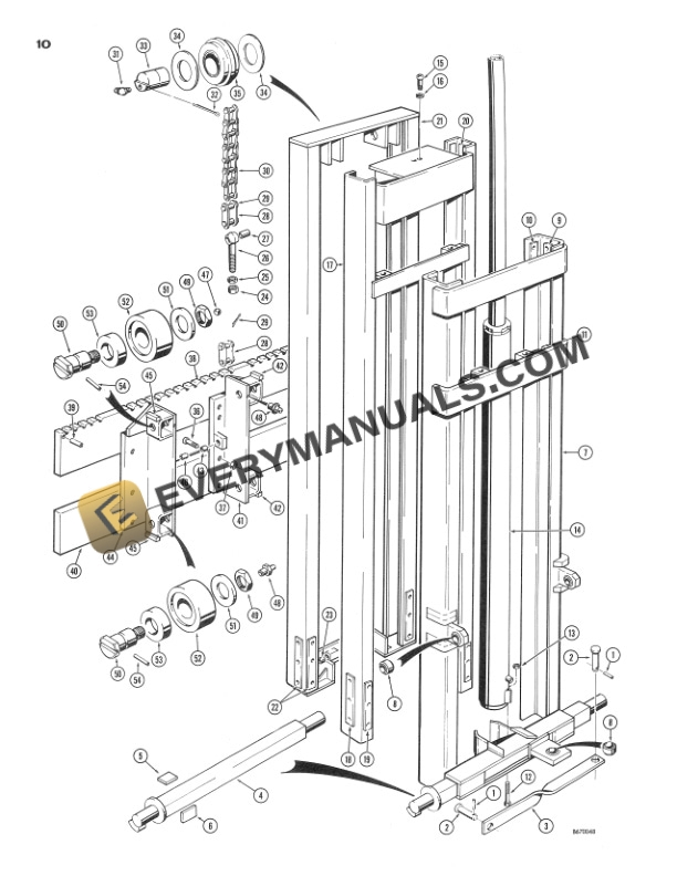 Case 580 Forklift Construction King Parts Catalog 994-2