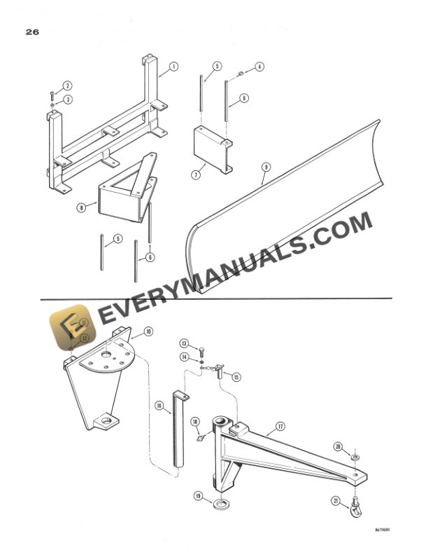 Case 580 Forklift Construction King Parts Catalog 994-3
