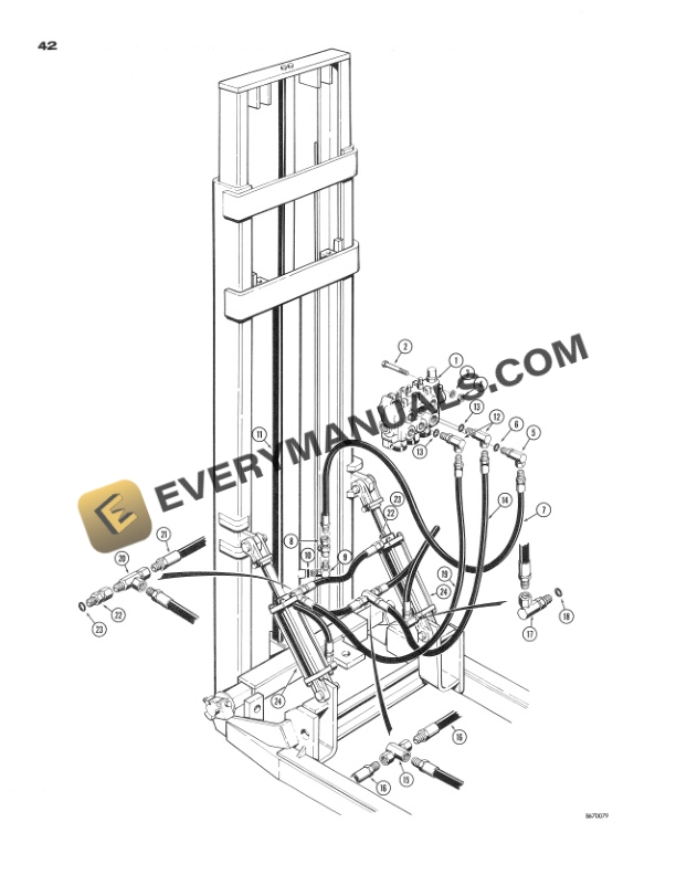 Case 580 Forklift Construction King Parts Catalog 994-4