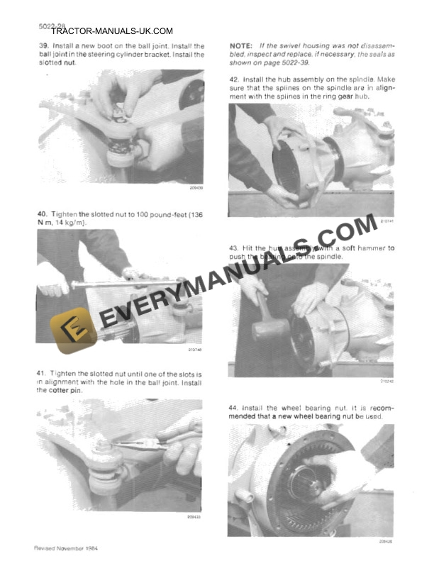 Case 580 Super E Construction King Loader Backhoe Service Manual 8-41701-3