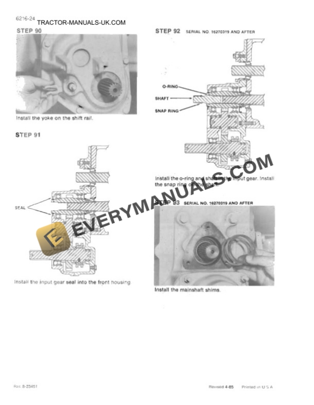 Case 580 Super E Construction King Loader Backhoe Service Manual 8-41701-4