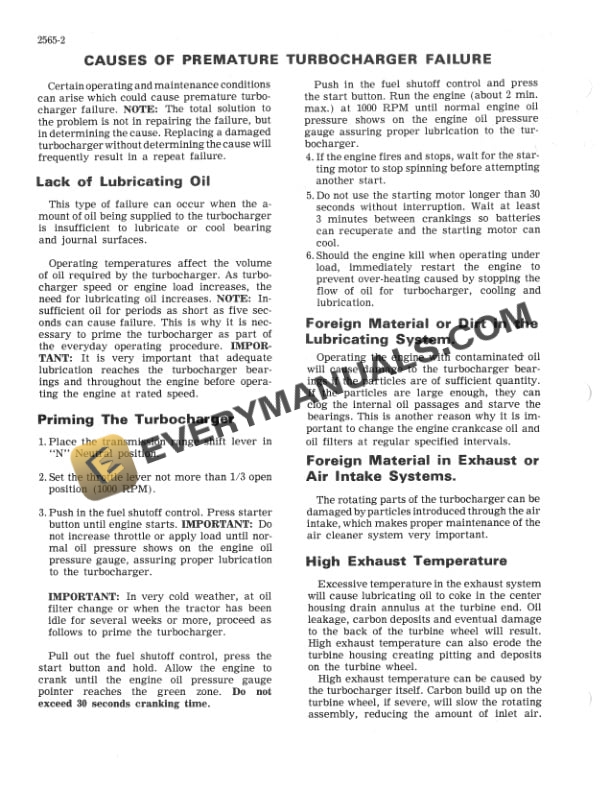 Case 580 Super E Loader Backhoe Service Manual 8-41701-R3-2