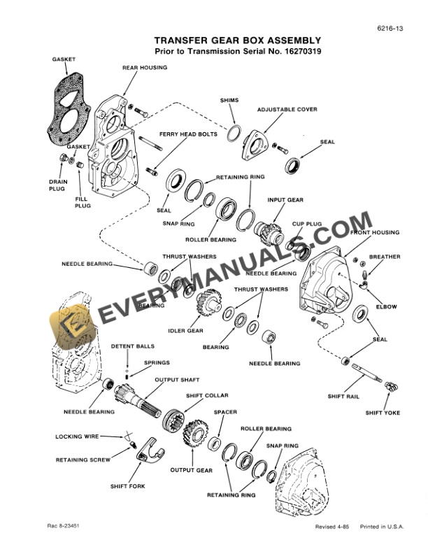 Case 580 Super E Loader Backhoe Service Manual 8-41701-R3-4