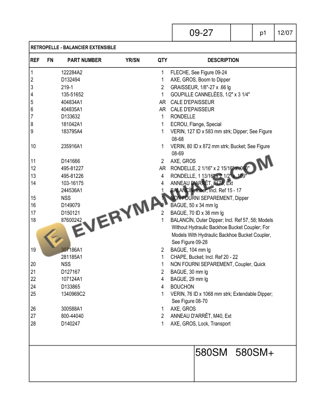 Case 580 Super M, 580 Super M+ Series 3 Loader Backhoe Parts Catalog 87632284NA PDF 6 Case 580 Super M, 580 Super M+ Series 3 Loader Backhoe Parts Catalog 87632284NA PDF - Image 4