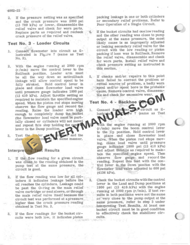 Case 580C Loader Backhoe Service Manual 9-66015 PDF 5 Case 580C Loader Backhoe Service Manual 9-66015 PDF - Image 3