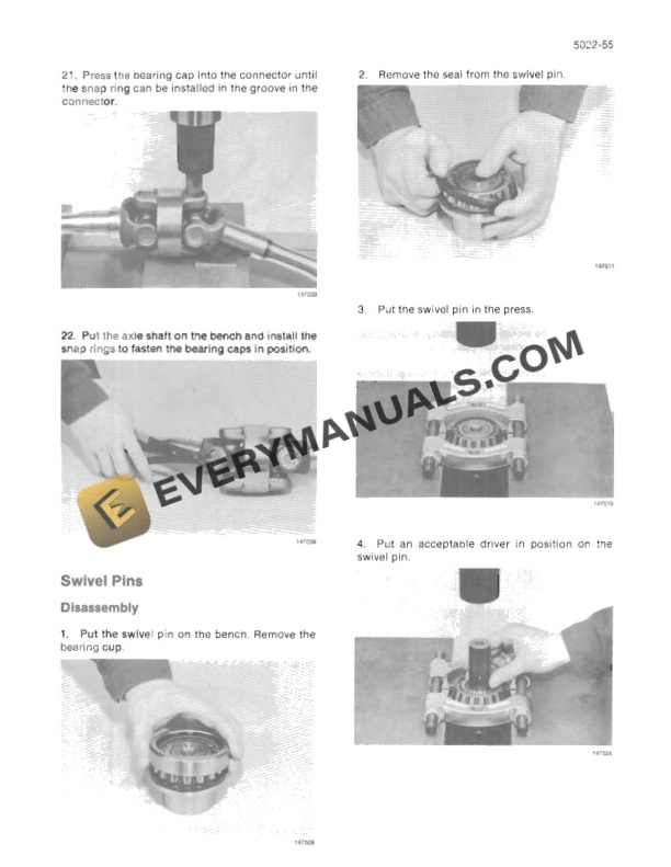 Case 580E Super Loader Backhoe Service Manual 8-41701-3
