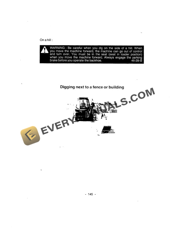 Case 580G Loader Backhoe Operator Manual 9-8393 NA-4