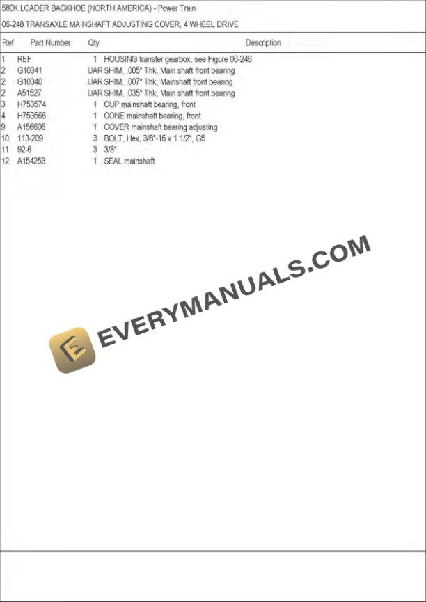 Case 580K Construction King Loader Backhoe Parts Catalog-3