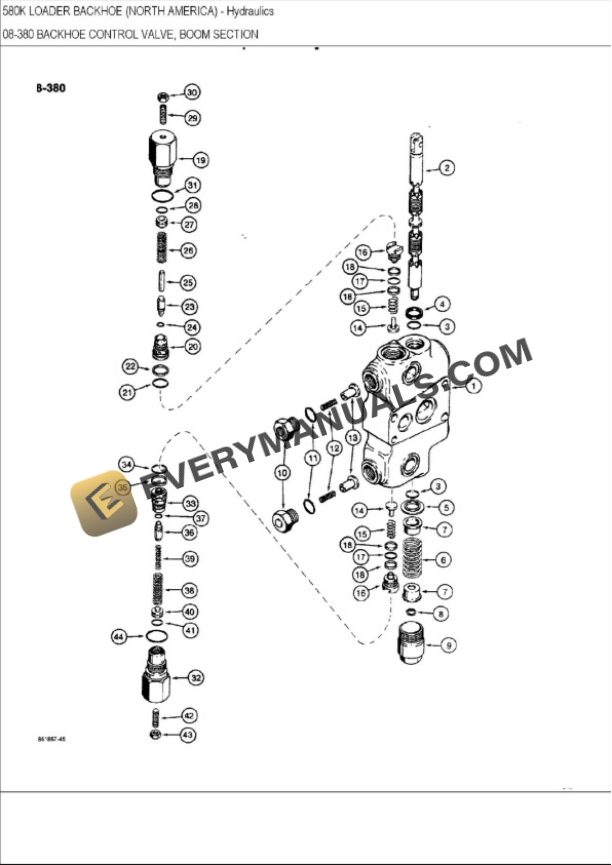Case 580K Construction King Loader Backhoe Parts Catalog-4
