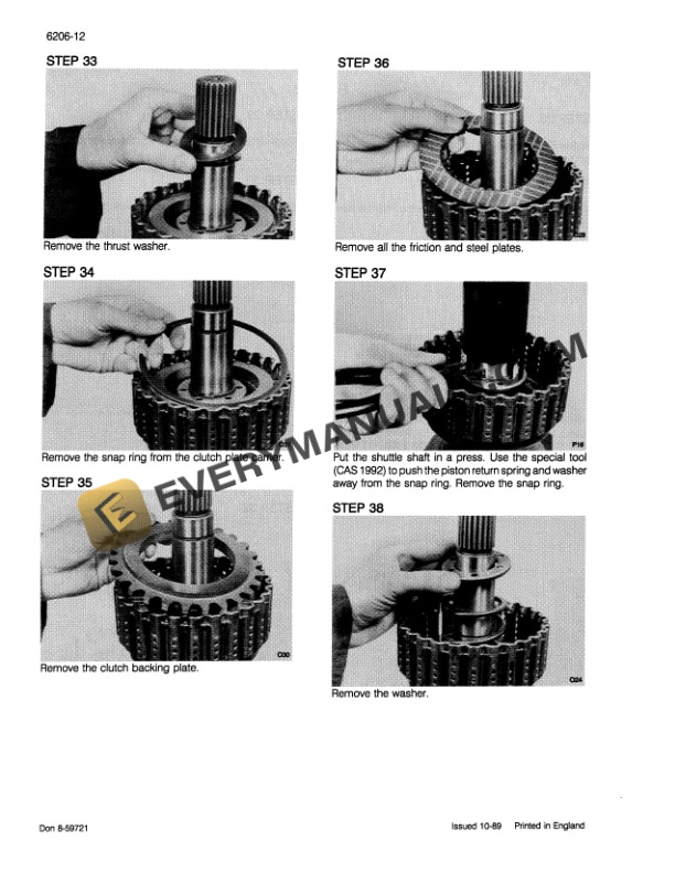 Case 580K Loader Backhoe Service Manual 8-12250-4