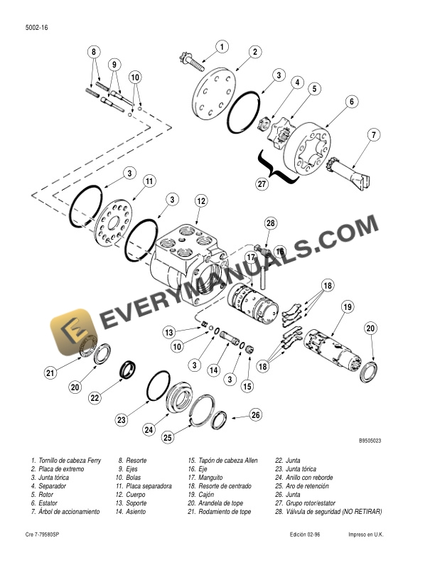 Case 580LE, SLE, LSP, LPS, 590SLE, LSP Loader Excavator Service Manual 7-79443SP-5