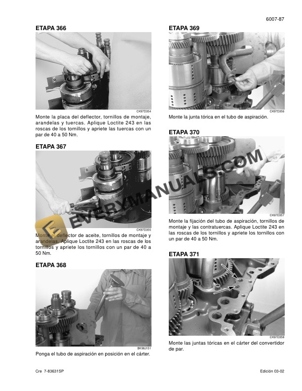 Case 580M, 580 Super M, 590 Super M Loader Excavator Service Manual 9-42940-4