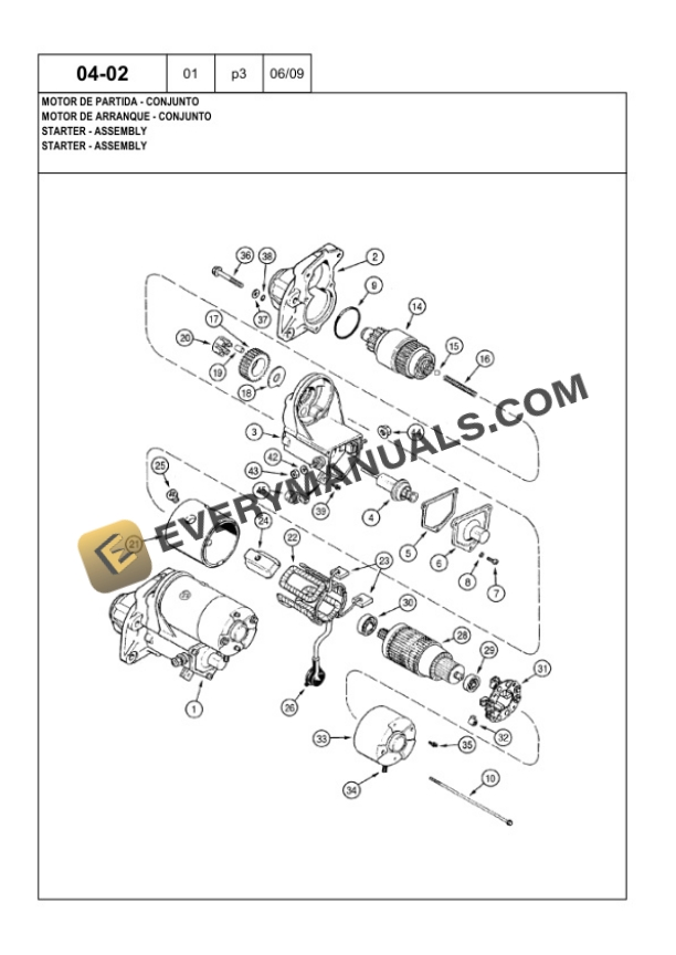 Case 580M, 580 Super M Loader Backhoe Parts Catalog 84241553-2