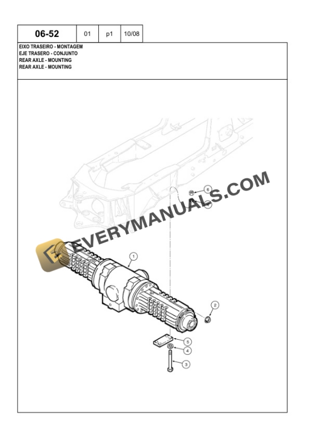 Case 580M, 580 Super M Loader Backhoe Parts Catalog 84241553-3